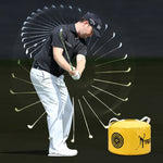 Túi tập luyện đánh golf chống nước đa chức năng PGM, Kích thước: 26 x 44cm, HL002 Đen, HL002 Vàng