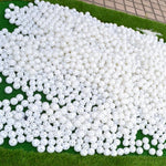 Bộ 10 quả bóng tập golf trong nhà PGM rỗng, 10 quả bóng rỗng màu trắng, 10 quả bóng rỗng màu vàng