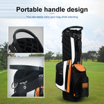 Túi golf nylon nhẹ PGM có giá đỡ (Đen Xanh), QB027 Trắng, QB027 Cam, QB027 Xanh