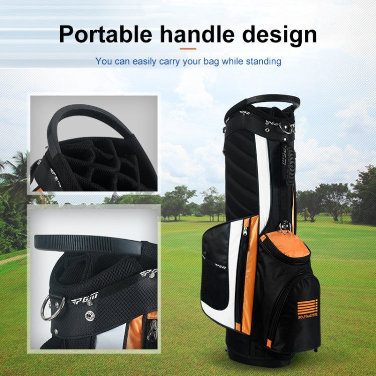 Túi golf nylon nhẹ PGM có giá đỡ (Đen Xanh), QB027 Trắng, QB027 Cam, QB027 Xanh