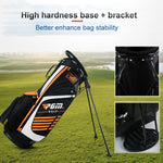 Túi golf nylon nhẹ PGM có giá đỡ (Đen Xanh), QB027 Trắng, QB027 Cam, QB027 Xanh
