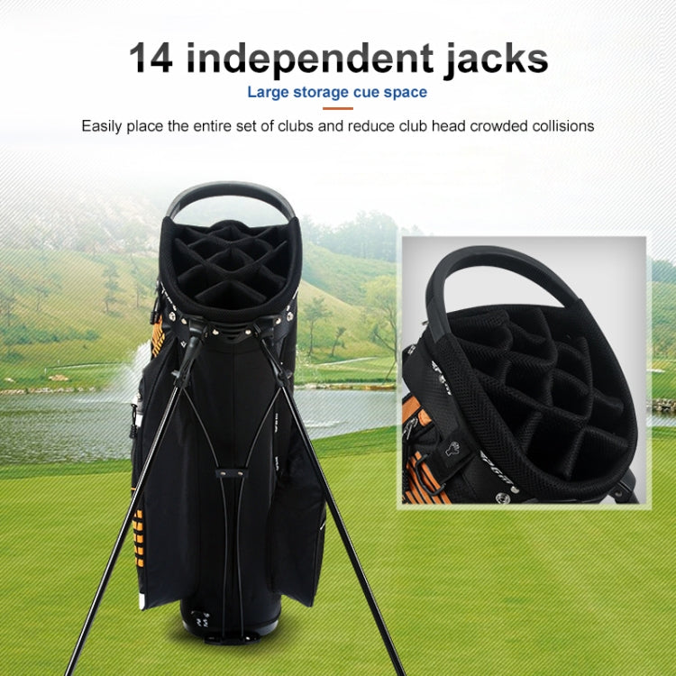 Túi golf nylon nhẹ PGM có giá đỡ (Đen Xanh), QB027 Trắng, QB027 Cam, QB027 Xanh