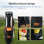 Túi golf nylon nhẹ PGM có giá đỡ (Đen Xanh), QB027 Trắng, QB027 Cam, QB027 Xanh