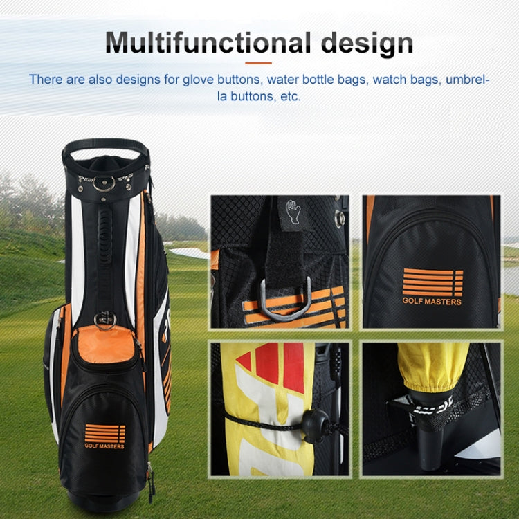 Túi golf nylon nhẹ PGM có giá đỡ (Đen Xanh), QB027 Trắng, QB027 Cam, QB027 Xanh