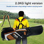 Túi golf nylon nhẹ PGM có giá đỡ (Đen Xanh), QB027 Trắng, QB027 Cam, QB027 Xanh