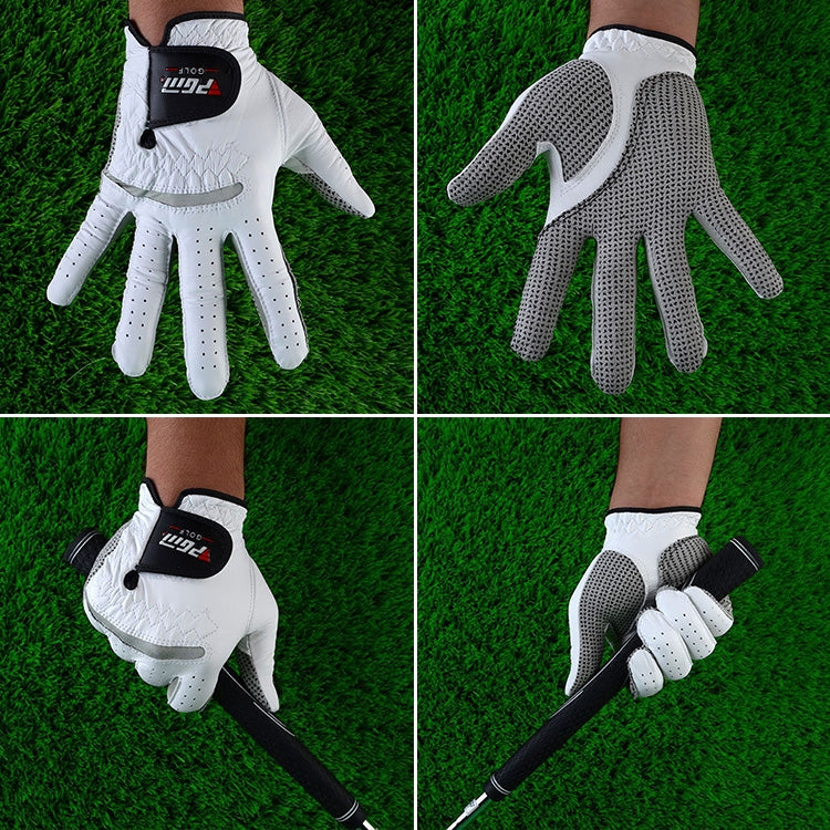 Găng tay đơn chống trượt da cừu PGM Golf cho nam (Kích thước: 27-Tay phải), Tay trái, Tay phải