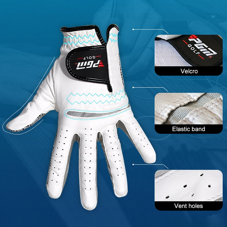 Găng tay đơn chống trượt da cừu PGM Golf cho nam (Kích thước: 27-Tay phải), Tay trái, Tay phải