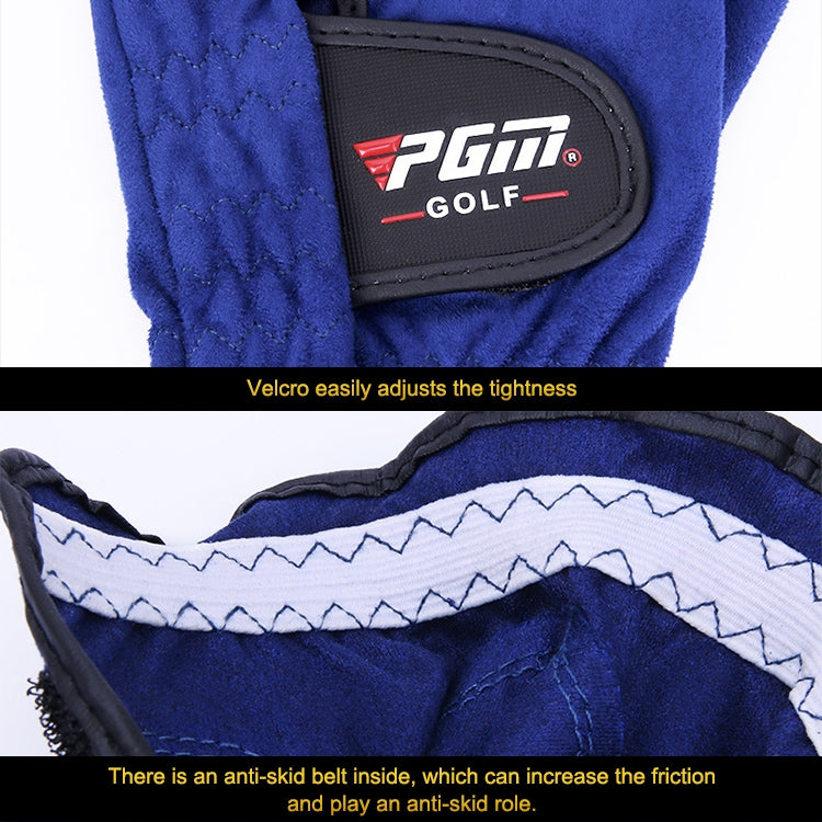 Găng tay đơn PGM Golf bằng vải microfiber thoáng khí cho nam (Kích thước: 27-Tay phải), Tay trái, Tay phải