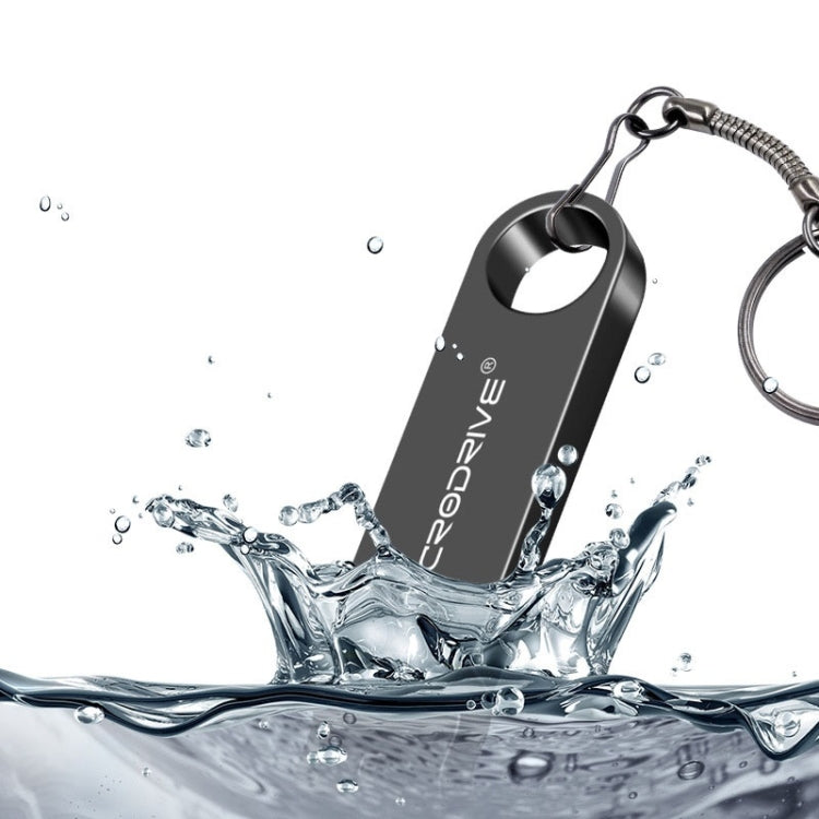 USB kim loại chống nước tốc độ cao MicroDrive 16GB USB 2.0 (màu xám), 16GB