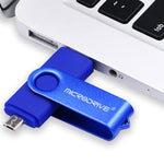 MicroDrive 32GB USB 2.0 Máy tính di động Đa năng Quay OTG Kim loại U Disk, 32GB