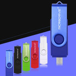 MicroDrive 32GB USB 2.0 Máy tính di động Đa năng Quay OTG Kim loại U Disk, 32GB