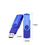 MicroDrive 32GB USB 2.0 Máy tính di động Đa năng Quay OTG Kim loại U Disk, 32GB