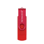 MicroDrive 32GB USB 2.0 Máy tính di động Đa năng Quay OTG Kim loại U Disk, 32GB