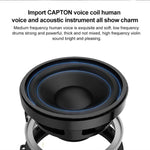 Loa stereo không dây Bluetooth TWS 3D thực sự với từ tính, âm thanh vòm HiFi và thiết kế trong suốt hoàn toàn cho gia đình