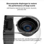Loa stereo không dây Bluetooth TWS 3D thực sự với từ tính, âm thanh vòm HiFi và thiết kế trong suốt hoàn toàn cho gia đình