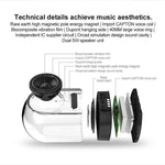 Loa stereo không dây Bluetooth TWS 3D thực sự với từ tính, âm thanh vòm HiFi và thiết kế trong suốt hoàn toàn cho gia đình