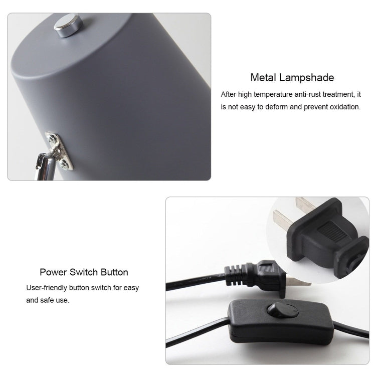 Đèn bàn LED bảo vệ mắt phong cách hiện đại sáng tạo tối giản, đèn đầu giường phòng ngủ, đèn học sinh
