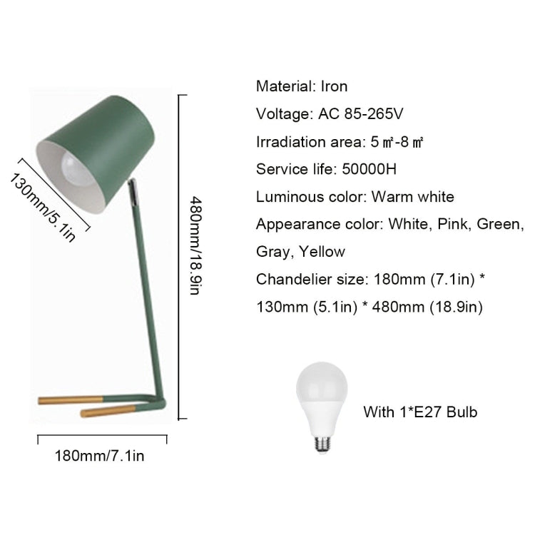 Đèn bàn LED bảo vệ mắt phong cách hiện đại sáng tạo tối giản, đèn đầu giường phòng ngủ, đèn học sinh