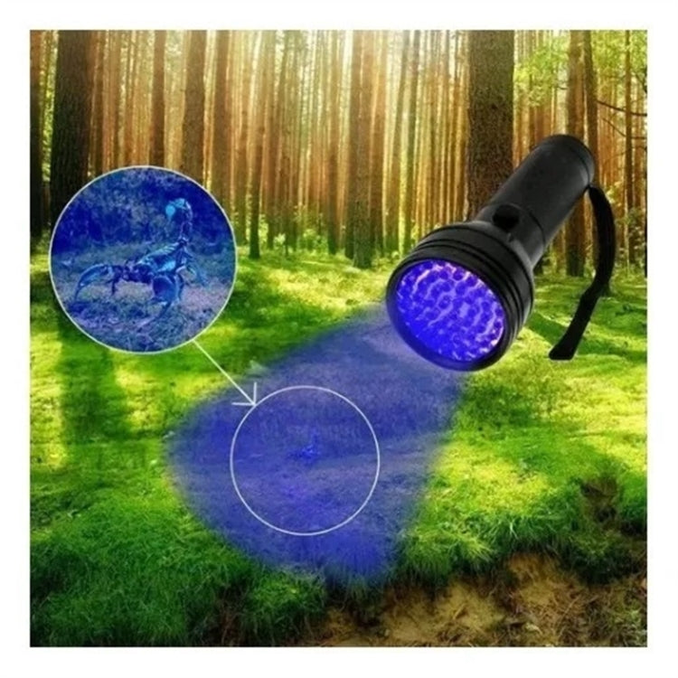 51 LEDs 395nm UV LED Flashlight, Support Detect Pet Urine