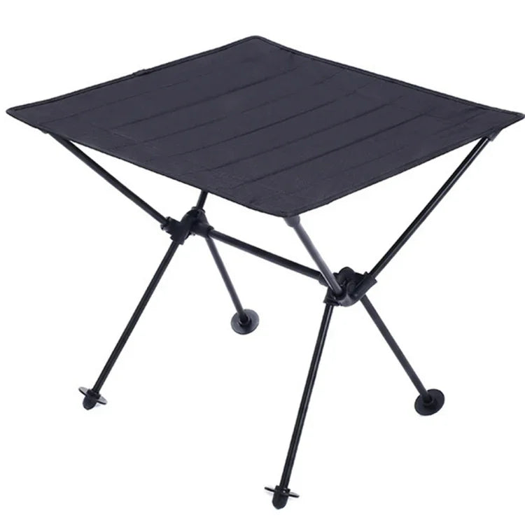 Bàn gấp nhẹ di động ngoài trời bằng vải Oxford, bàn dã ngoại nướng BBQ hợp kim nhôm hàng không, bàn nướng BBQ (đen), bàn nướng BBQ (cam)