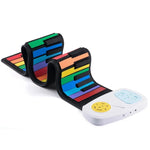 Đàn piano điện tử silicone cuộn tay 49 phím cho trẻ em, nhiều màu