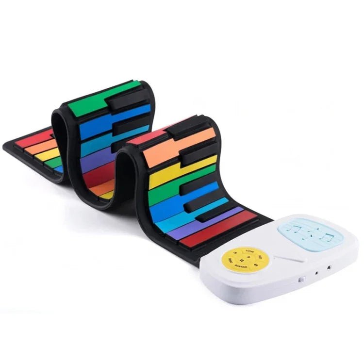 Đàn piano điện tử silicone cuộn tay 49 phím cho trẻ em, nhiều màu