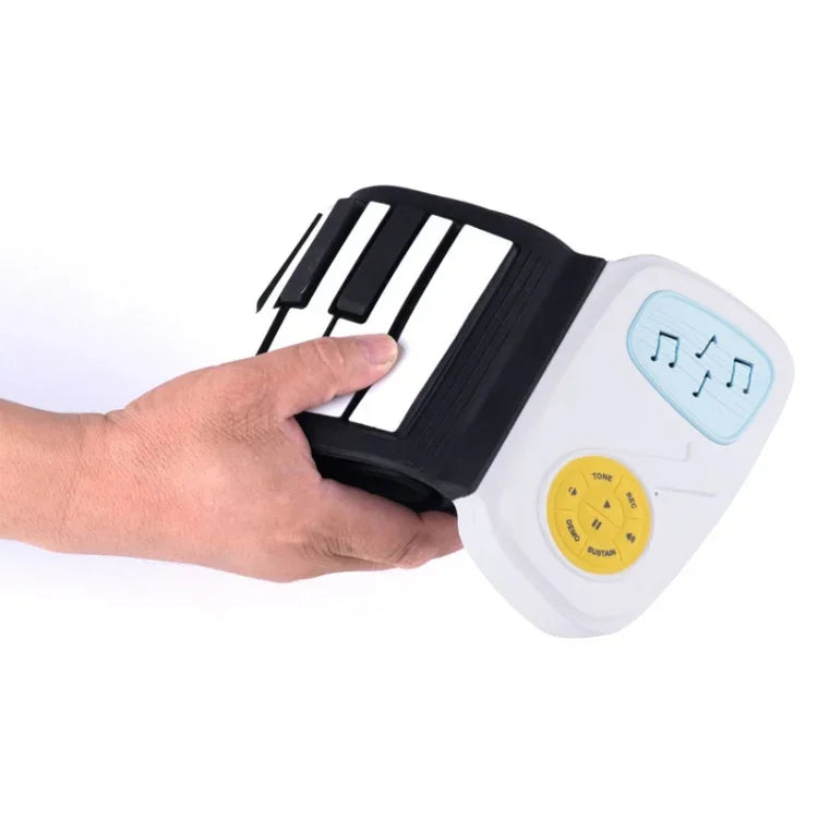 Đàn piano điện tử silicone cuộn tay 49 phím cho trẻ em, nhiều màu