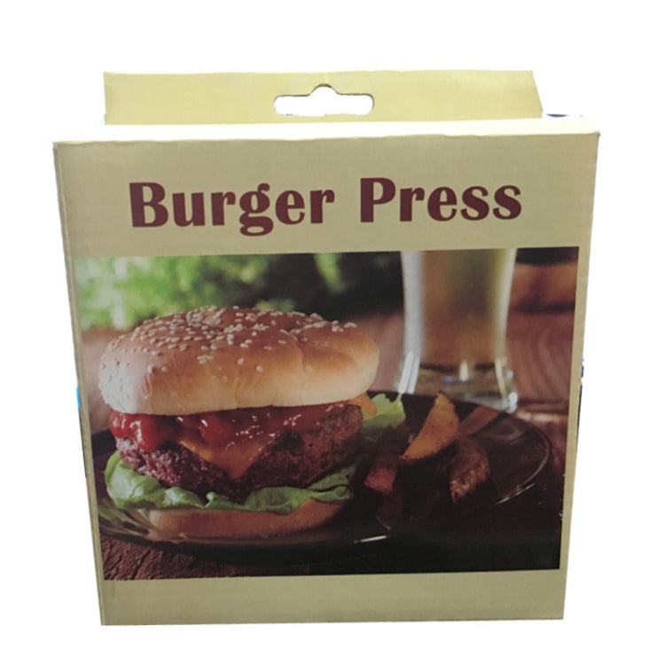 Khuôn làm bánh hamburger bằng hợp kim nhôm đạt chuẩn thực phẩm, phủ chống dính, dùng cho bếp áp suất, kèm 40 tờ giấy silicone hai mặt, tay cầm màu đen 1 cái