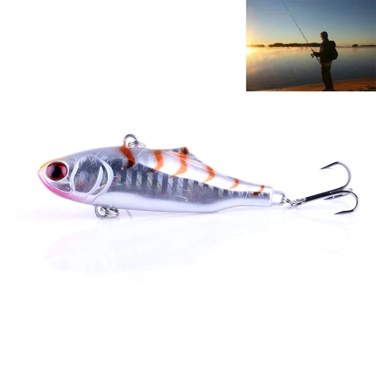 Bộ mồi cứng nhựa bơi toàn tầng HENGJIA VI026 7cm/24g, bộ mồi câu, đóng túi