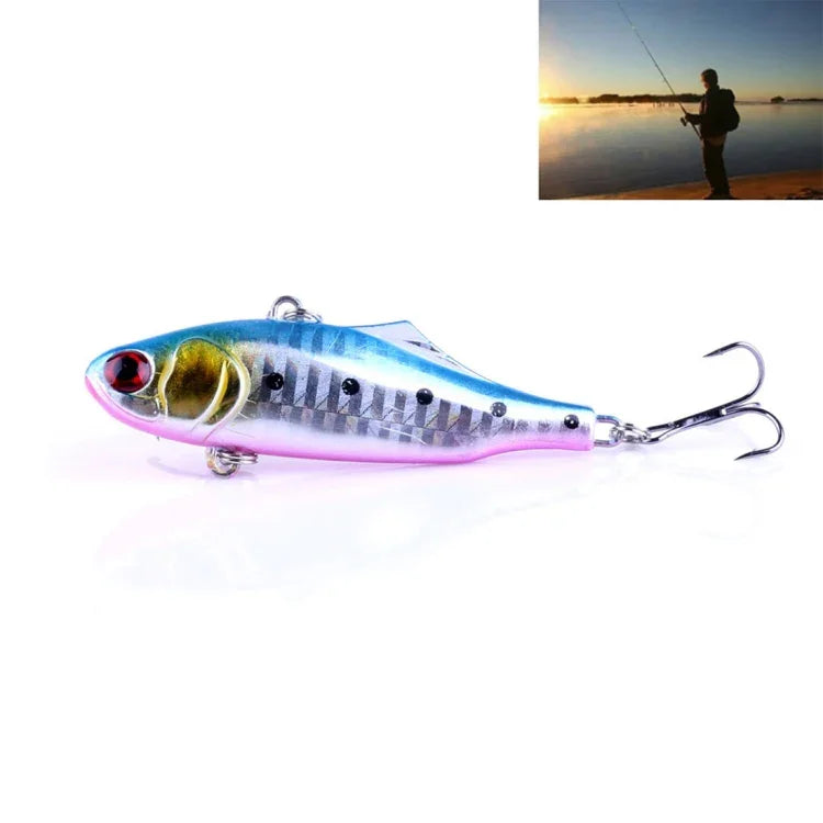 Bộ mồi cứng nhựa bơi toàn tầng HENGJIA VI026 7cm/24g, bộ mồi câu, đóng túi