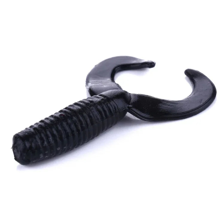 Bộ 20 con mồi mềm đuôi đôi 3,5cm/0,9g HENGJIA SO105, mồi mềm câu biển