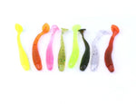 Bộ 10 con mồi mềm jigging wobbler 5cm/0,6g HENGJIA SO041, mồi silicone câu cá