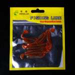 Bộ 10 con mồi mềm jigging wobbler 5cm/0,6g HENGJIA SO041, mồi silicone câu cá