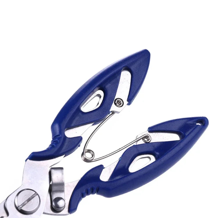 Kìm câu đa năng thép không gỉ HENGJIA QT014, kéo cắt dây, dụng cụ tháo móc, phụ kiện câu