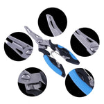 Kềm câu cá đa năng HENGJIA QT013 bằng thép không gỉ, kéo cắt dây, dụng cụ tháo móc, dụng cụ câu cá HENGJIA QT013