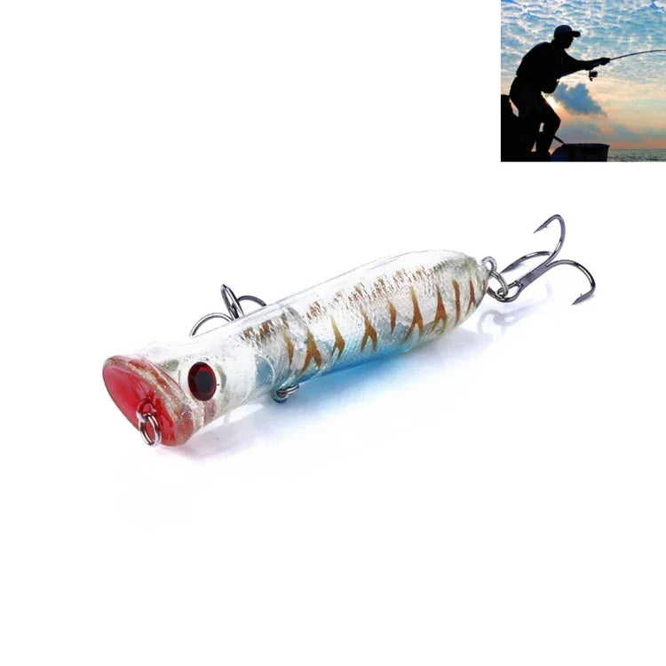 Mồi câu cá cứng mô phỏng HENGJIA PO032 8cm/12g có móc, phù hợp nước mặn và nước ngọt, PO032 số 1 đến số 10