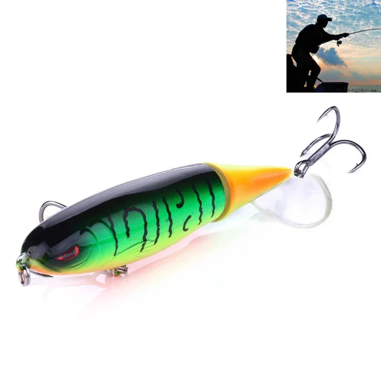 Mồi câu cá cứng hình cánh quạt HENGJIA PE018 10cm/13g, phù hợp nước mặn và nước ngọt, PE018 số 1 đến số 8