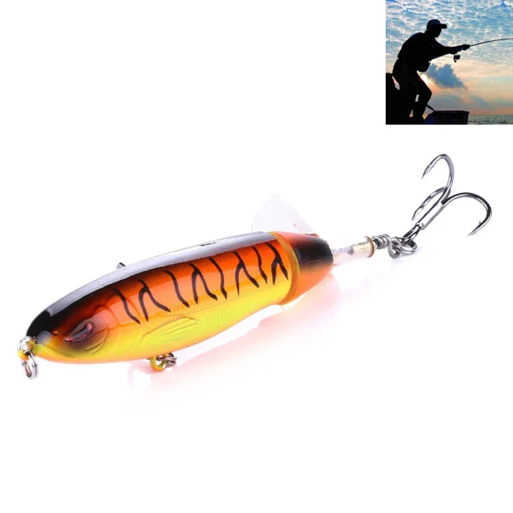 Mồi câu cá cứng hình cánh quạt HENGJIA PE018 10cm/13g, phù hợp nước mặn và nước ngọt, PE018 số 1 đến số 8