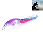Mồi câu cá cứng hình bạch tuộc lớn HENGJIA JIZ002 10cm/16.6g, mồi câu xa, phù hợp câu biển và nước ngọt, JIZ002 A đến JIZ002 H