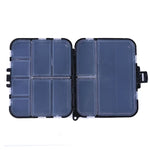 Hộp đựng dụng cụ câu cá 12 ngăn HENGJIA qt062-1, hộp đựng dụng cụ câu cá dạng vỏ sò
