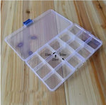 HENGJIA qt020 Hộp đựng dụng cụ câu cá đa năng chống nước 15 ngăn, qt020