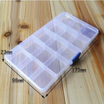 HENGJIA qt020 Hộp đựng dụng cụ câu cá đa năng chống nước 15 ngăn, qt020