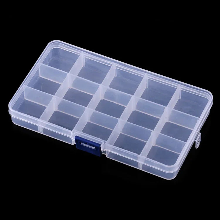HENGJIA qt020 Hộp đựng dụng cụ câu cá đa năng chống nước 15 ngăn, qt020