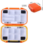 HENGJIA qt020 Hộp đựng dụng cụ câu cá đa năng chống nước, hộp móc câu và mồi câu, kích thước nhỏ: 11.5 x 8 x 3.5cm, 11.5 x 8 x 3.5cm