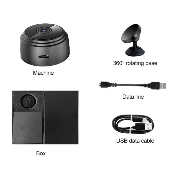 A9 1080P WiFi Wireless Network Camera Wide - angle Recorder - Trustpick