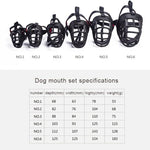 Dog Muzzle Prevent Biting Chewing and Barking Allows Drinking and Panting, Size: 12.5*12.5*15.4cm - Trustpick