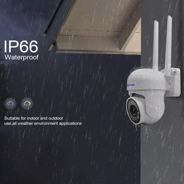 ESCAM PVR007 3MP Smart HD WiFi Camera Support Full Color Night Vision / Motion Detection / Sound Alarm / TF Card - Trustpick