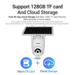 ESCAM QF250 HD 1080P WiFi Solar Panel IP Camera, Support Motion Detection / Night Vision / TF Card / Two - way Audio - Trustpick