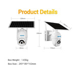 ESCAM QF450 HD 1080P 4G EU Version Solar Powered IP Camera with 16G Memory, Support Two - way Audio & PIR Motion Detection & Night Vision & TF Card - Trustpick