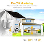 ESCAM QF450 HD 1080P 4G US Version Solar Powered IP Camera with 64G Memory, Support Two - way Audio & PIR Motion Detection & Night Vision & TF Card - Trustpick